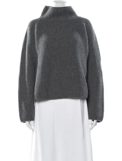 Pre-owned Prada 2022 Virgin Wool Sweater In Grey