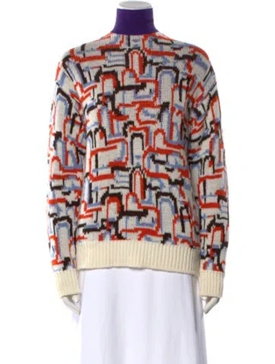 Pre-owned Prada 2022 Virgin Wool Sweater In Multi
