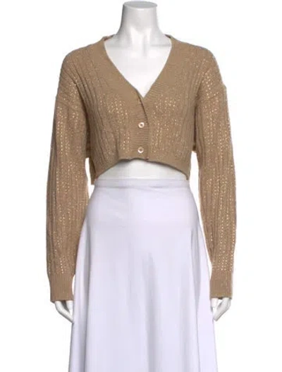 Pre-owned Prada 2022 Virgin Wool Sweater In Neutral