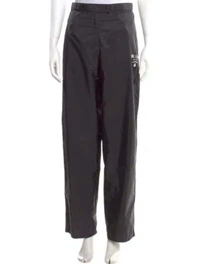 Pre-owned Prada 2022 Wide Leg Pants In Black
