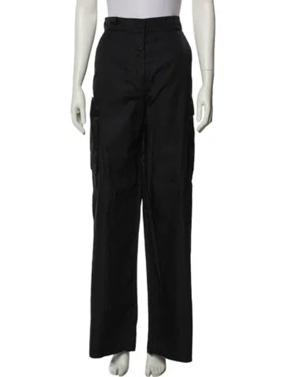 Pre-owned Prada 2022 Wide Leg Pants In Black