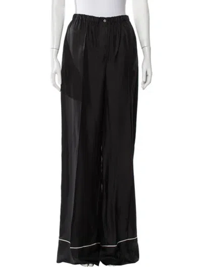 Pre-owned Prada 2022 Wide Leg Pants In Black
