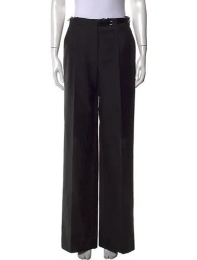 Pre-owned Prada 2022 Wide Leg Pants In Black