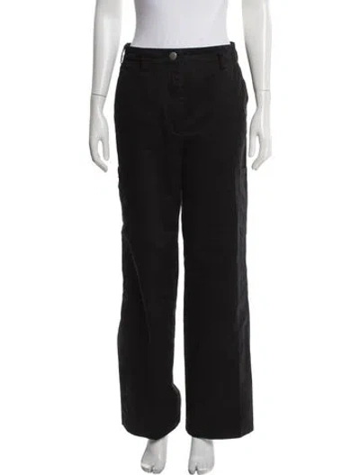 Pre-owned Prada 2022 Wide Leg Pants In Black
