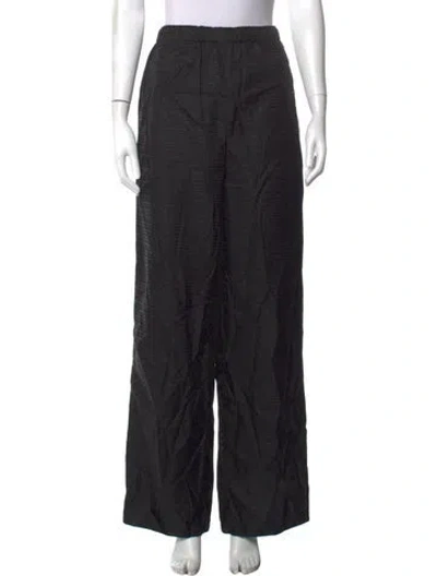Pre-owned Prada 2022 Wide Leg Pants In Black