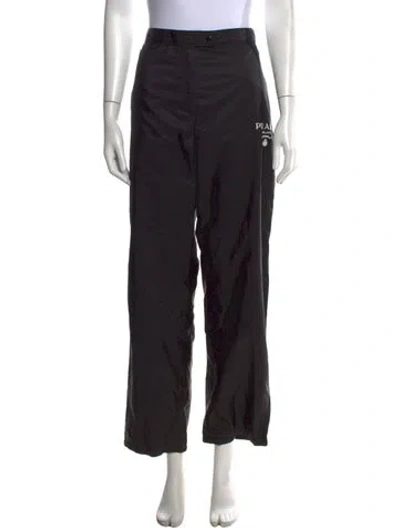Pre-owned Prada 2022 Wide Leg Pants In Black