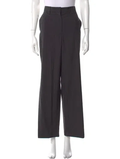 Pre-owned Prada 2022 Wide Leg Pants In Gray