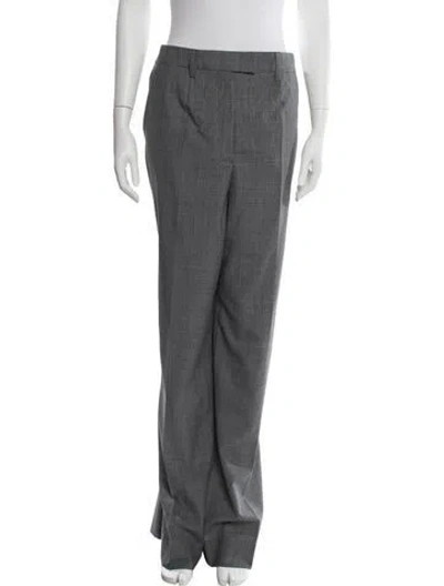 Pre-owned Prada 2022 Wide Leg Pants In Grey