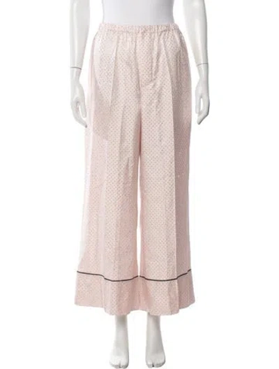 Pre-owned Prada 2022 Wide Leg Pants In Pink