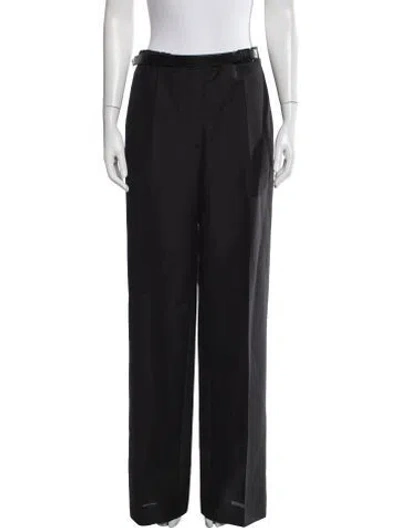 Pre-owned Prada 2022 Wide Leg Pants W/ Tags In Black