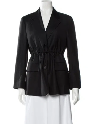 Pre-owned Prada 2022 Wool Blazer In Black