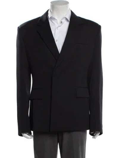 Pre-owned Prada 2022 Wool Blazer In Blue