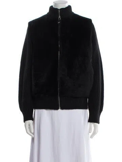 Pre-owned Prada 2023 Alpaca Sweater W/ Tags In Black