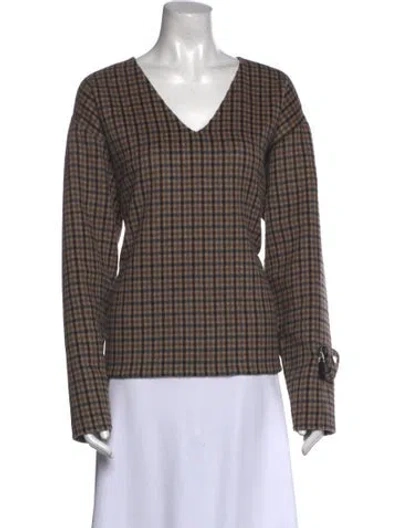 Pre-owned Prada 2023 Angora Sweater W/ Tags In Brown