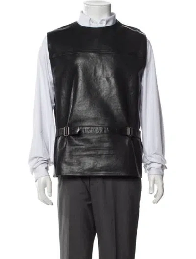 Pre-owned Prada 2023 Calfskin Vest In Black