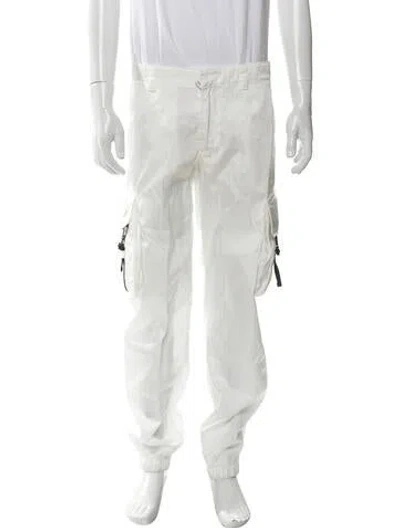 Pre-owned Prada 2023 Cargo Pants In White