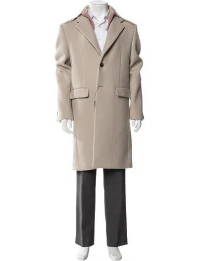 Pre-owned Prada 2023 Cashmere Coat In Neutral