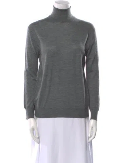 Pre-owned Prada 2023 Cashmere Sweater In Gray