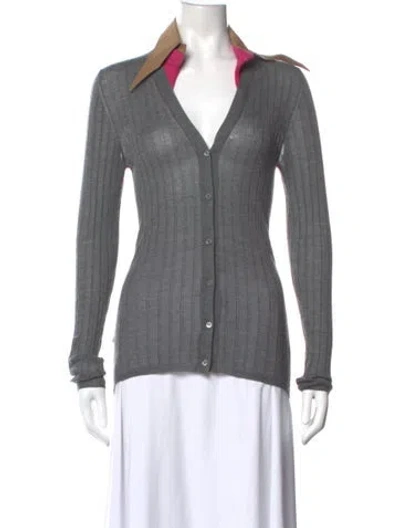Pre-owned Prada 2023 Cashmere Sweater In Gray