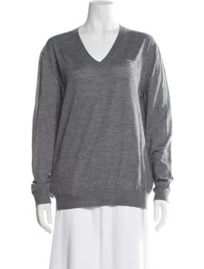 Pre-owned Prada 2023 Cashmere Sweater In Gray