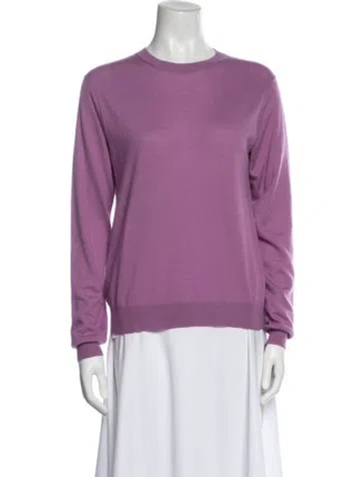 Pre-owned Prada 2023 Cashmere Sweater In Purple