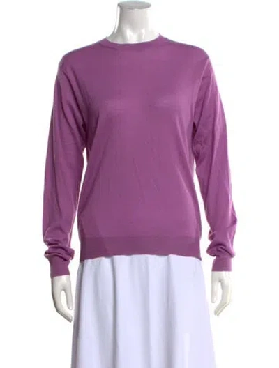 Pre-owned Prada 2023 Cashmere Sweater In Purple