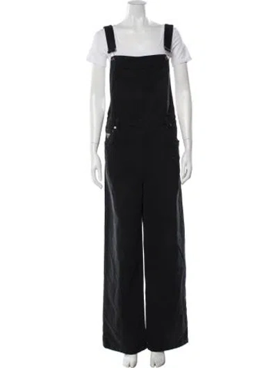 Pre-owned Prada 2023 Crew Neck Overalls In Black