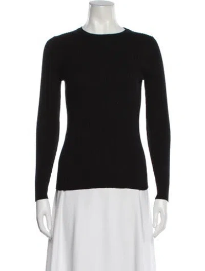 Pre-owned Prada 2023 Crew Neck Sweater In Black