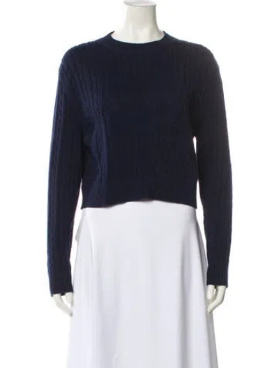 Pre-owned Prada 2023 Crew Neck Sweater In Blue