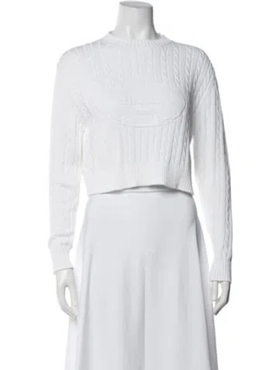 Pre-owned Prada 2023 Crew Neck Sweater In Neutral