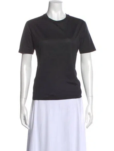 Pre-owned Prada 2023 Crew Neck T-shirt In Black