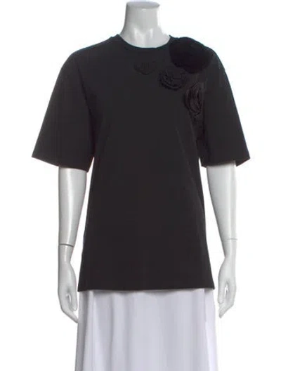Pre-owned Prada 2023 Crew Neck T-shirt In Black