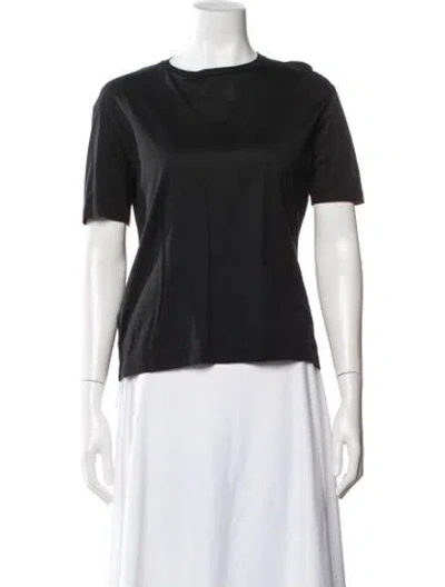 Pre-owned Prada 2023 Crew Neck T-shirt In Black