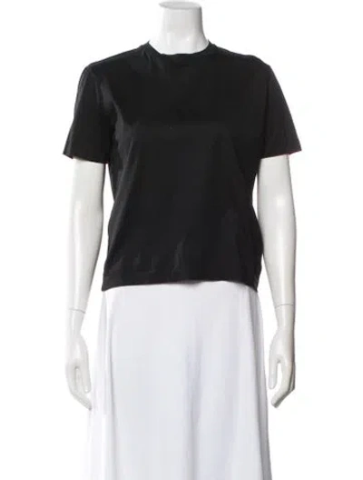 Pre-owned Prada 2023 Crew Neck T-shirt In Black