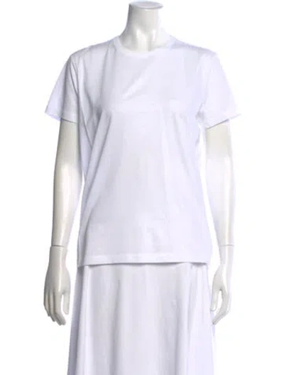 Pre-owned Prada 2023 Crew Neck T-shirt W/ Tags In White