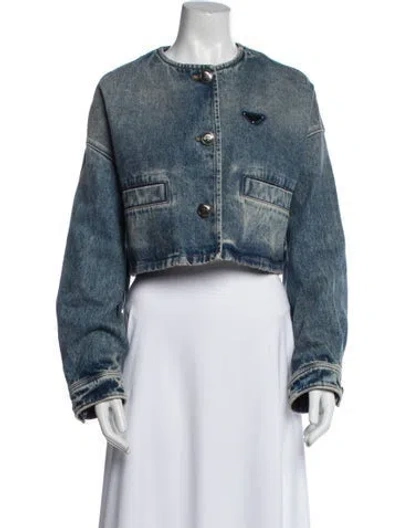 Pre-owned Prada 2023 Denim Jacket In Blue
