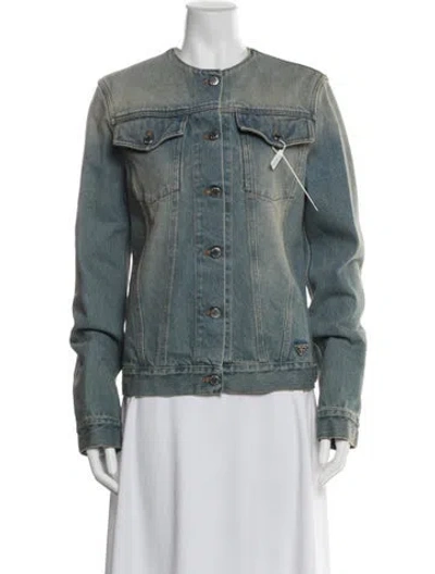 Pre-owned Prada 2023 Denim Jacket In Blue