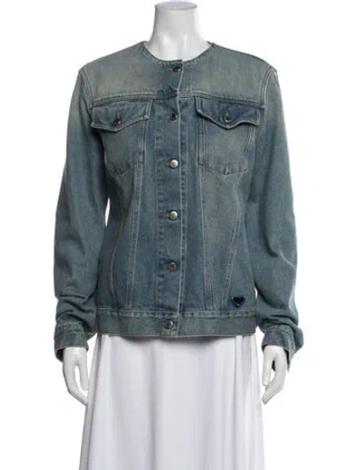 Pre-owned Prada 2023 Denim Jacket In Blue