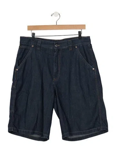 Pre-owned Prada 2023 Denim Shorts In Blue