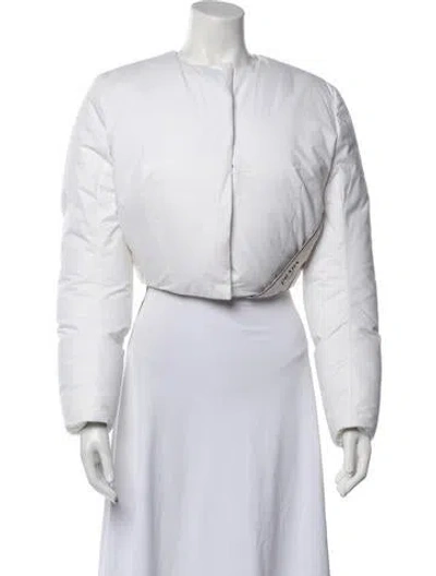 Pre-owned Prada 2023 Down Jacket W/ Tags In White