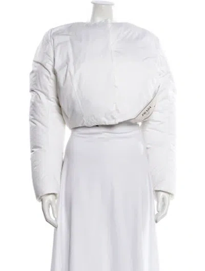 Pre-owned Prada 2023 Down Jacket In White