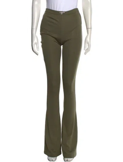 Pre-owned Prada 2023 Flared Pants In Green