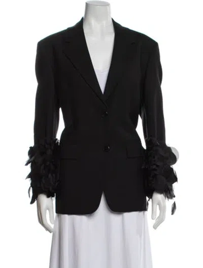 Pre-owned Prada 2023 Holiday Blazer In Black