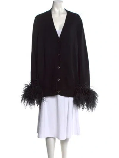 Pre-owned Prada 2023 Holiday Sweater In Black
