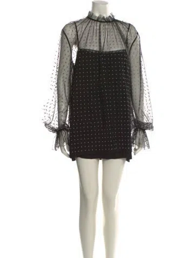 Pre-owned Prada 2023 Holiday Tunic In Black