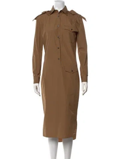 Pre-owned Prada 2023 Knee-length Dress W/ Tags In Brown