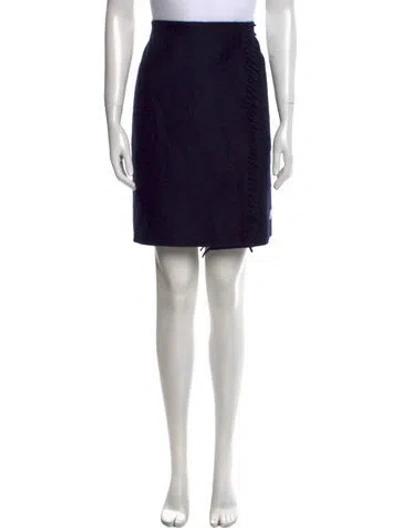 Pre-owned Prada 2023 Knee-length Skirt In Blue