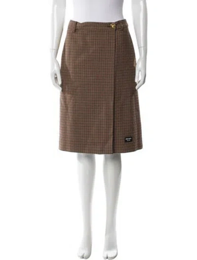 Pre-owned Prada 2023 Knee-length Skirt In Neutral