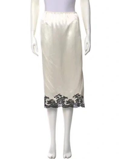 Pre-owned Prada 2023 Knee-length Skirt In Neutral