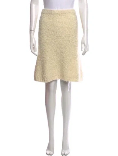 Pre-owned Prada 2023 Knee-length Skirt In Neutral